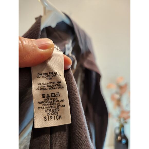 Splendid Gray Cotton Modal Cardigan - Soft Lightweight, Made in USA, Size S soft - Picture 4 of 4